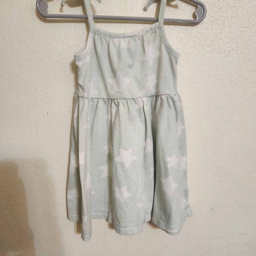 dip Mint Green Star Print Sundress